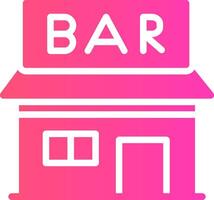 Bar Creative Icon Design vector