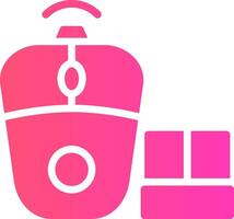 Wireless Mouse Creative Icon Design vector