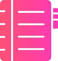 glyph Gradient Design vector