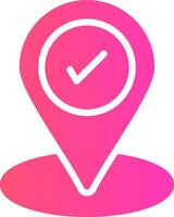 Correct Creative Icon Design vector