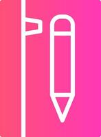 glyph Gradient Design vector
