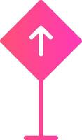 glyph Gradient Design vector