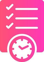glyph Gradient Design vector