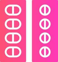 glyph Gradient Design vector