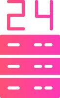 glyph Gradient Design vector