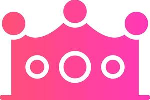 Crown Creative Icon Design vector