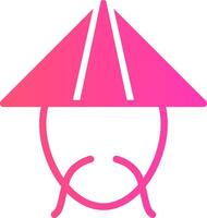 glyph Gradient Design vector