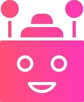 Chatbot Creative Icon Design vector