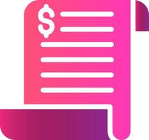 Bill Creative Icon Design vector