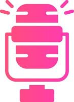 Microphone Creative Icon Design vector