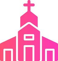 diseño de icono creativo de iglesia vector