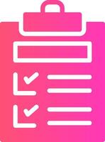 Checklist Creative Icon Design vector