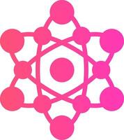 Atom Creative Icon Design vector