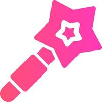 Magic Wand Creative Icon Design vector