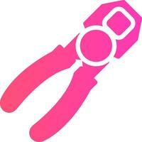 Joint Pliers Creative Icon Design vector