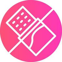 glyph Gradient Design vector