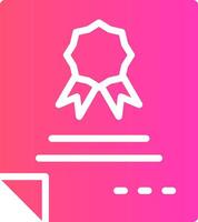 glyph Gradient Design vector