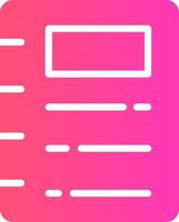 Notebook Creative Icon Design vector