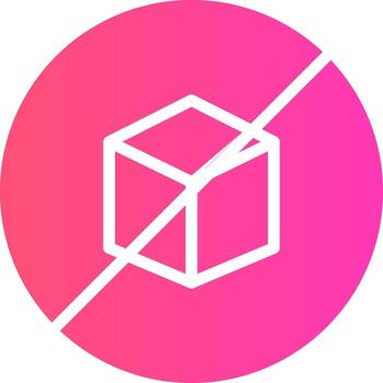 glyph Gradient Design vector