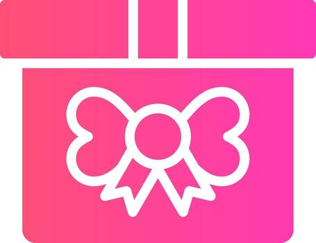 glifo degradado diseño vector