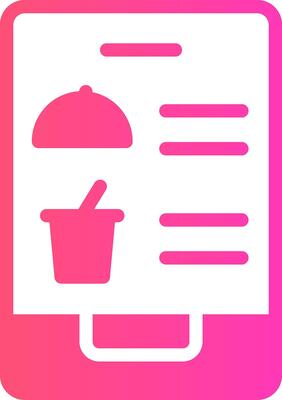 Digital Inflight Menu Creative Icon Design