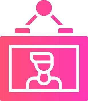 glyph Gradient Design vector
