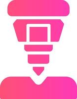 glyph Gradient Design vector
