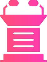 glyph Gradient Design vector