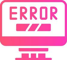 Error Creative Icon Design vector