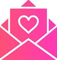 Love Letter Creative Icon Design vector