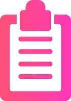 glyph Gradient Design vector