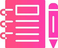 glyph Gradient Design vector