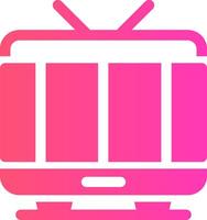 Tv Creative Icon Design vector