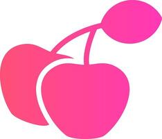 Cherries Creative Icon Design vector