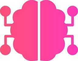 Neurons Circuit Creative Icon Design vector