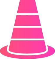 Traffic Cone Creative Icon Design vector