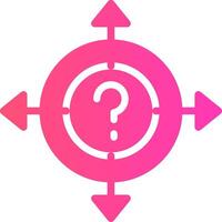 glyph Gradient Design vector