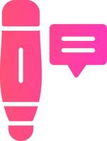 glyph Gradient Design vector