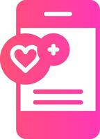 glyph Gradient Design vector