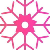 diseño de icono creativo de copo de nieve vector