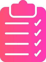 glyph Gradient Design vector