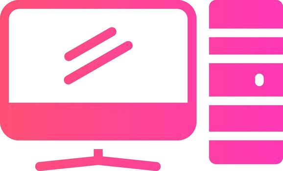 glyph Gradient Design vector