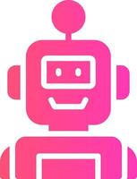 diseño de icono creativo bot vector