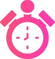 Alarm Clock Creative Icon Design vector