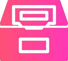 Files Box Creative Icon Design vector