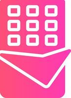 glyph Gradient Design vector