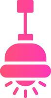Hanging Lamp Creative Icon Design vector