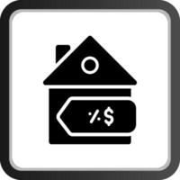 House Sale Creative Icon Design vector