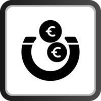 diseño de icono creativo de atracción de dinero vector