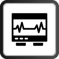 Electrocardiogram Creative Icon Design vector